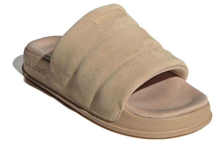 (WMNS) adidas Adilette Essential Slides 'tan' IE9650 sold by KicksCrew product image thumbnail 3