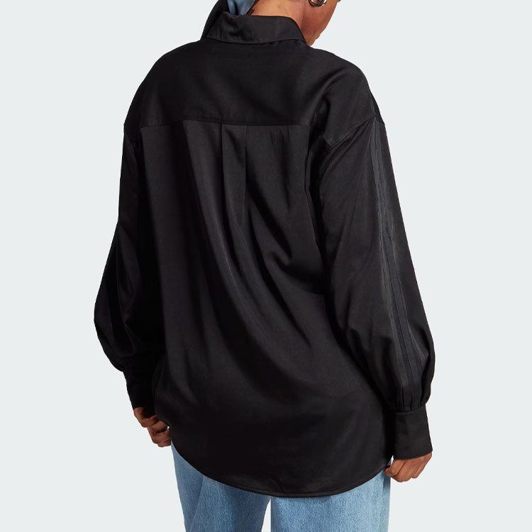 (WMNS) adidas 3-Stripes OS Shirt 'Black' IR9789 sold by KicksCrew product image thumbnail 3