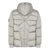 STONE ISLAND Hooded Down Jacket 'Pearl Grey' 771543619-V0061 sold by KicksCrew