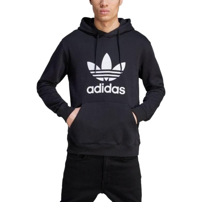 Adidas Originals Adicolor Classics Trefoil Hoodies 'Black' IM4489 sold by KicksCrew product image thumbnail 2