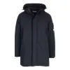STONE ISLAND Logo Patch Hooded Parka 'Black' 791570826-V0020 sold by KicksCrew