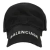Balenciaga Hat Notch Logo Visor Cap 'Black' 697748410B21077 sold by KicksCrew