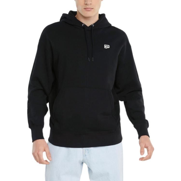 Puma Downtown Hoodie 'Black' 533040-01 sold by KicksCrew product image thumbnail 2
