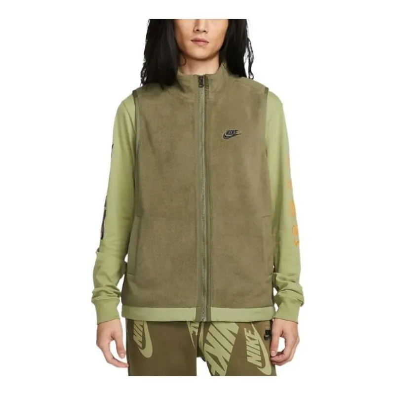 Nike Club Fleece Winter Vest 'Green' DQ4899-222 sold by KicksCrew
