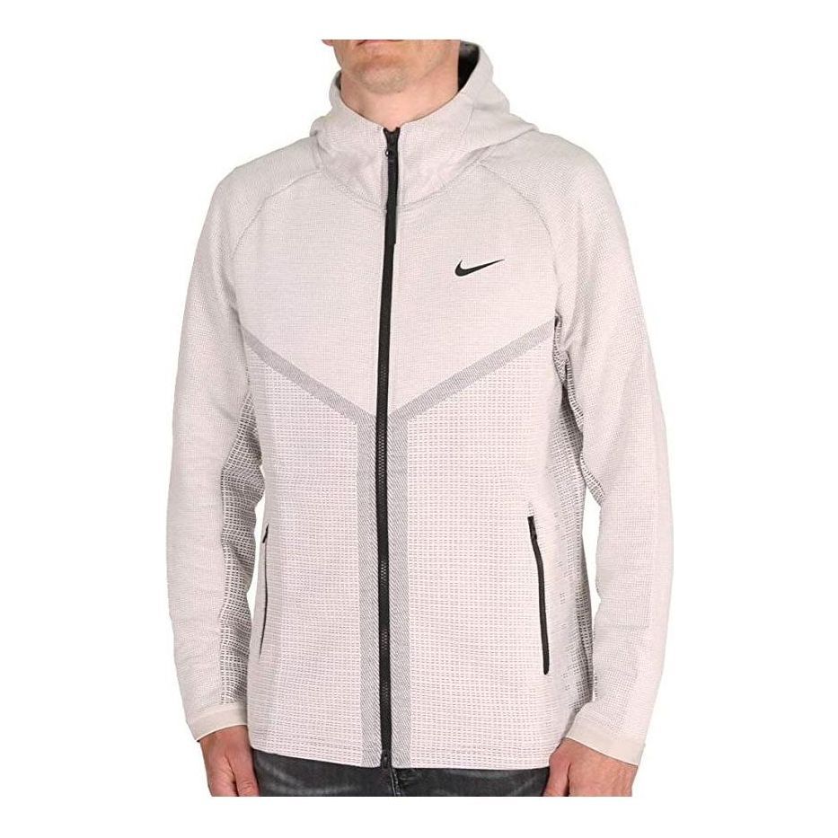 Nike Sportswear Tech Pack Windrunner Full-Zip Hoodie 'Light Bone Black' CJ5147-072 sold by KicksCrew