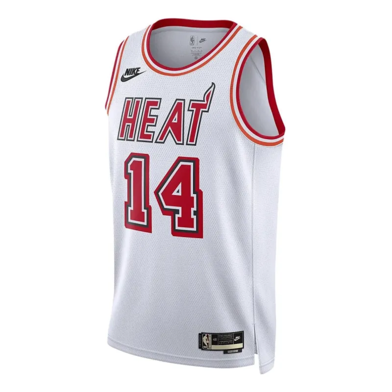 Nike x NBA Miami Heat Tyler Herro Jerseys 'White' DO9449-102 sold by KicksCrew