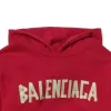 (GS) Balenciaga Tape Type Cotton Hoodie 'Red' 682019TOVB36400 sold by KicksCrew