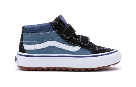 (PS) Vans Paisley Sk8-Mid Reissue MTE-1 Hook and Loop Shoes 'Blue Black' VN0A5KROY61 sold by KicksCrew