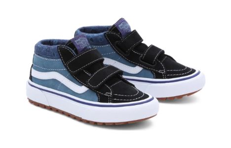 (PS) Vans Paisley Sk8-Mid Reissue MTE-1 Hook and Loop Shoes 'Blue Black' VN0A5KROY61 sold by KicksCrew