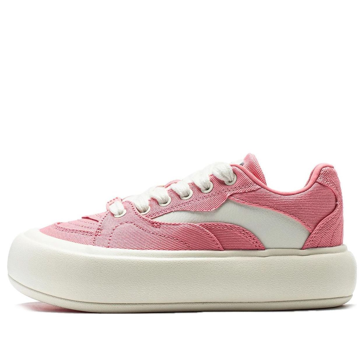 Li-Ning Platform Skate Shoes 'Pink White' AZGT026-9 sold by KicksCrew