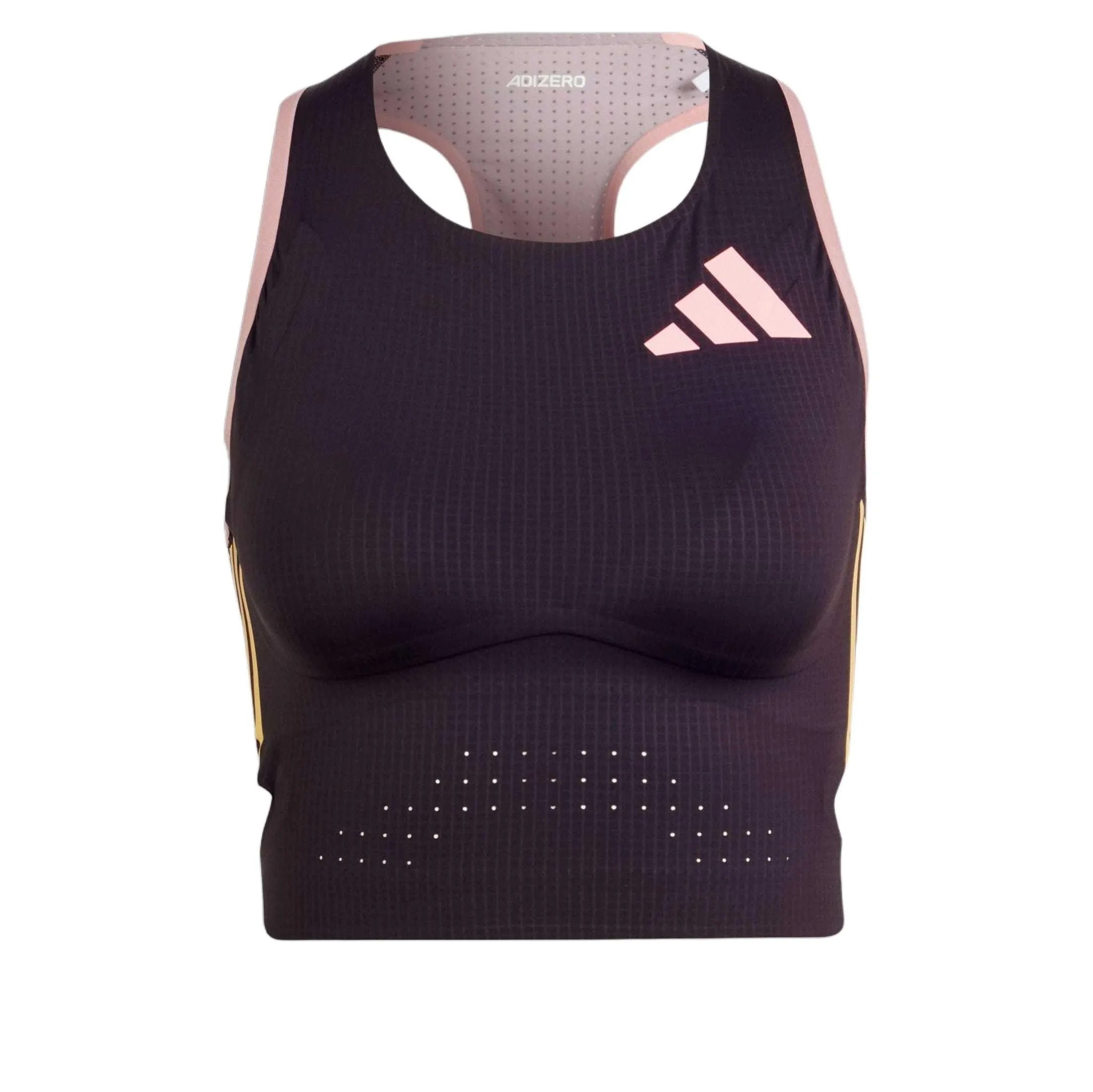 (WMNS) adidas Adizero Promo Running Crop Top 'Purple Pink' IN1185 sold by KicksCrew