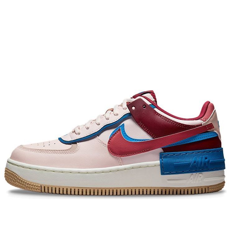 (WMNS) Nike Air Force 1 Shadow 'Light Soft Pink Team Red Blue' CI0919-601 sold by KicksCrew