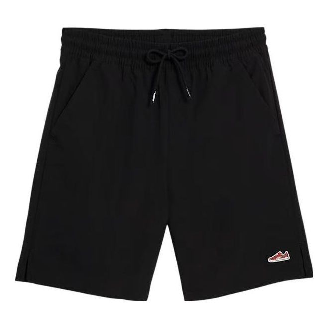 Puma Logo Suede Woven Shorts 'Black' 678725-01 sold by KicksCrew
