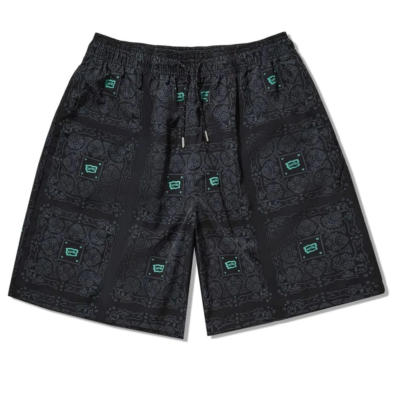 Li-Ning x BBC ICECREAM All-Over Print Shorts 'Black' AKSU793-1 sold by KicksCrew
