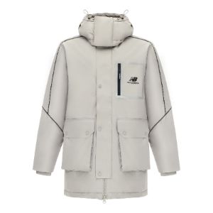 New Balance Sportswear Hooded Jacket 'Grey Black' AMJ14320-ARF sold by KicksCrew