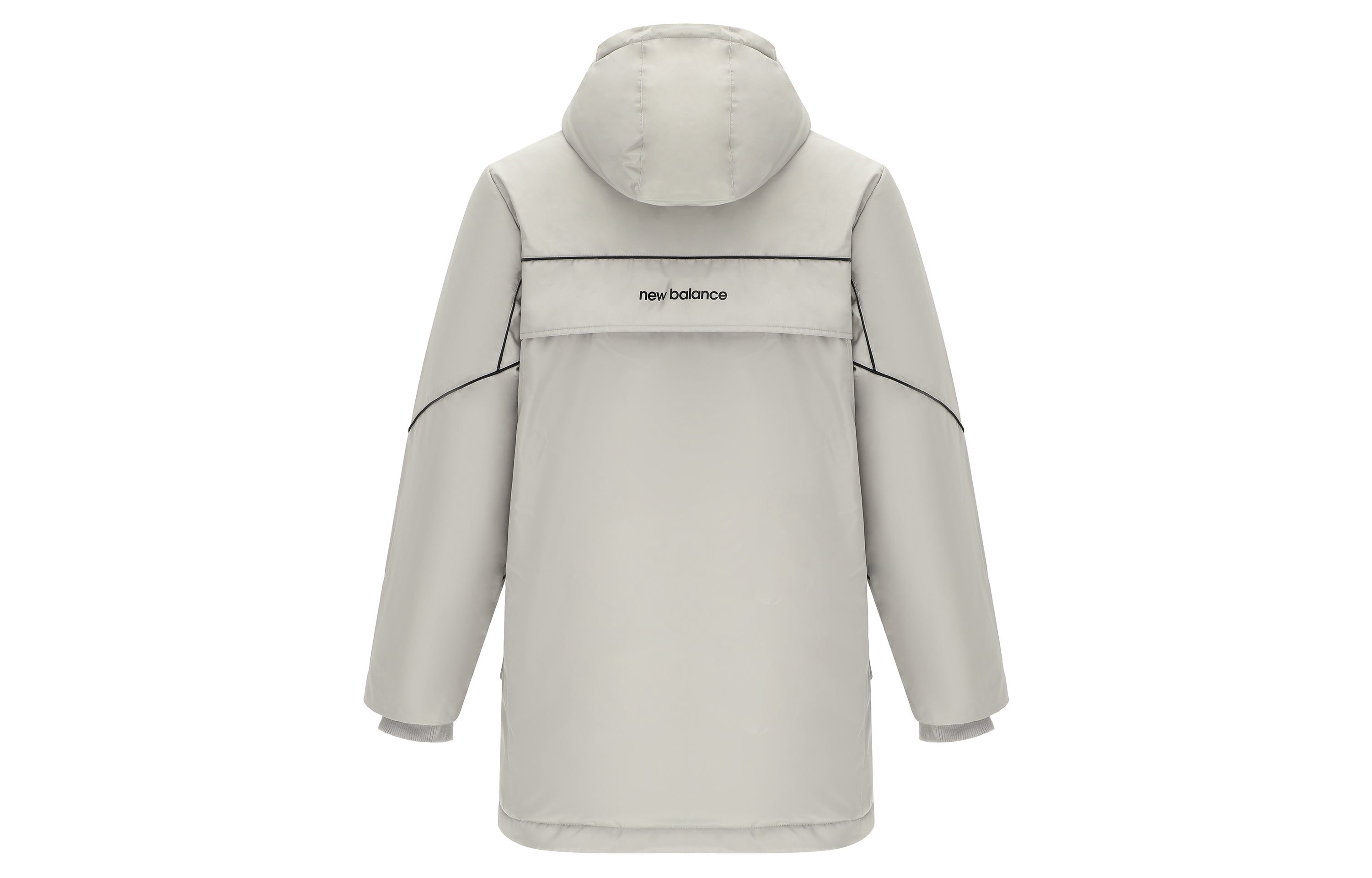 New Balance Sportswear Hooded Jacket 'Grey Black' AMJ14320-ARF sold by KicksCrew product image thumbnail 2