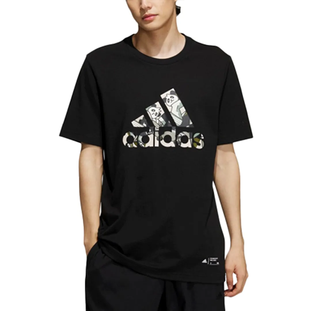 adidas China Bos T-Shirts 'Black White' IP3968 sold by KicksCrew product image thumbnail 3