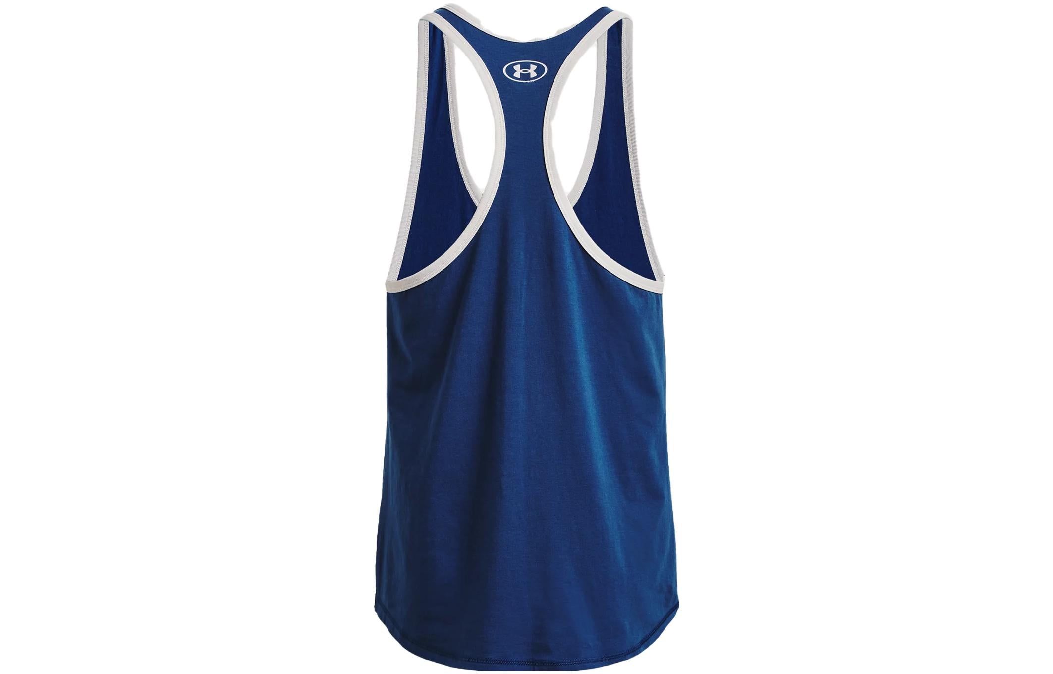 Under Armour Project Rock BSR Tank Top 'Blue White' 1376942-471 sold by KicksCrew product image thumbnail 2
