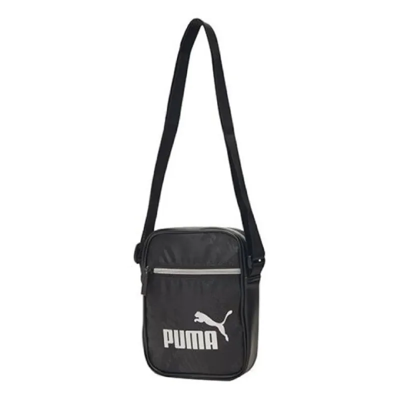 (WMNS) PUMA Portable Shoulder Bag 'Black White' 076974-01 sold by KicksCrew