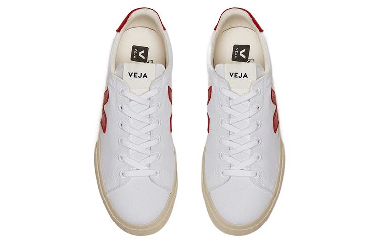 Veja Campo Lace-Up Sneakers 'White Red' CA0103150M sold by KicksCrew product image thumbnail 3