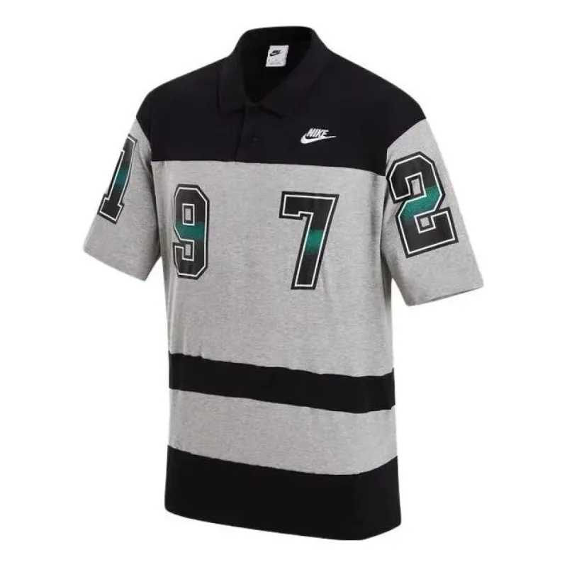 Nike NSW GCEL Polo Shirt 'Black Grey' FQ9582-063 sold by KicksCrew