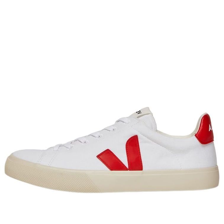 Veja Campo Lace-Up Sneakers 'White Red' CA0103150M sold by KicksCrew