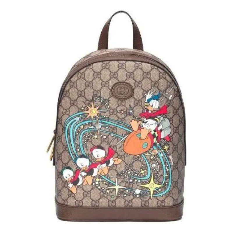 (WMNS) Gucci x Disney Small Donald Duck Backpack 'GG Supreme' 552884-2N2AT-8683 sold by KicksCrew