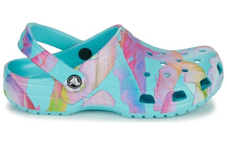 Crocs Classic Palm Print Clogs 'Neptune Multi' 208587-4NQ sold by KicksCrew