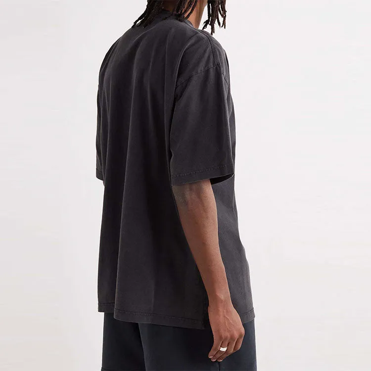 Balenciaga B Authentic Vintage Jersey Oversized T-Shirt 'Black' 694576TMVA91000 sold by KicksCrew product image thumbnail 4