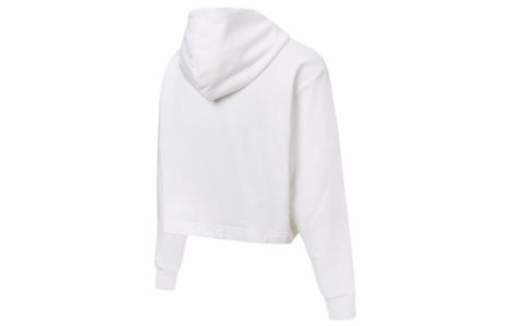 (WMNS) Puma Claw Pack Logo Hoodie 'White Blue' 596635-02 sold by KicksCrew