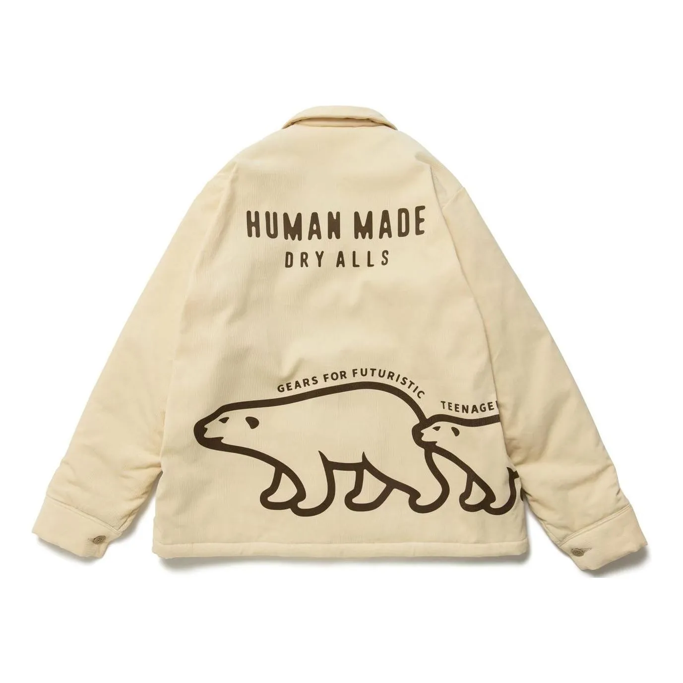 HUMAN MADE Corduroy Jacket 'White' HM24JK021 sold by KicksCrew product image thumbnail 2
