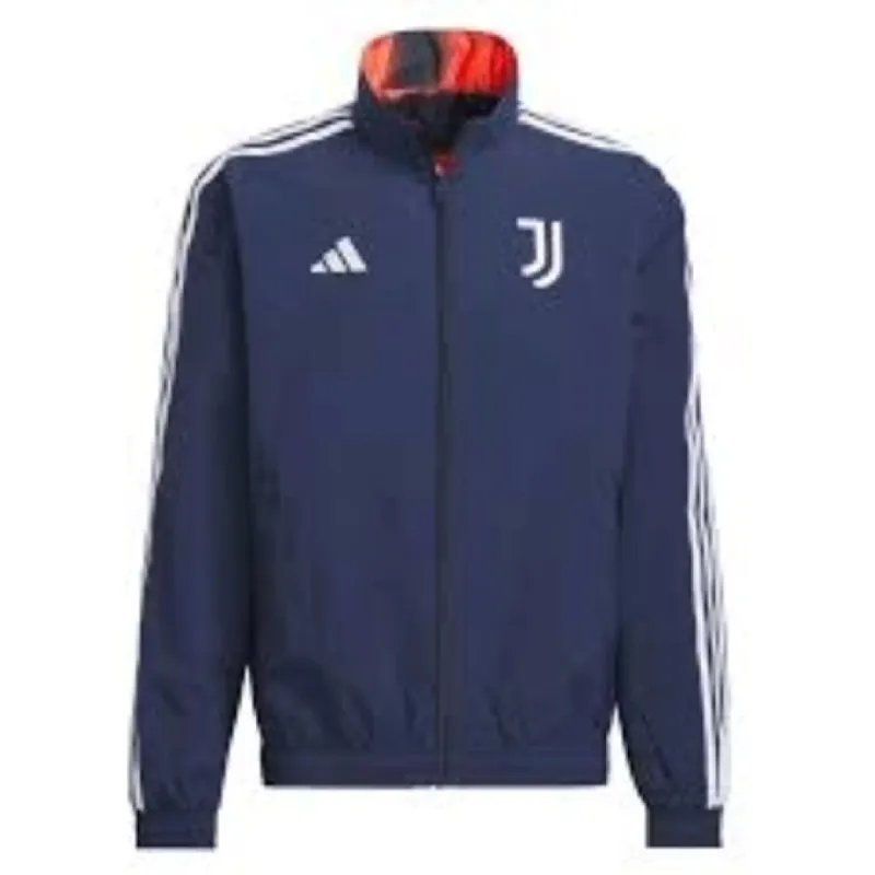 adidas Juventus Anthem Jacket Asia Sizing 'Blue Orange' IP8794 sold by KicksCrew