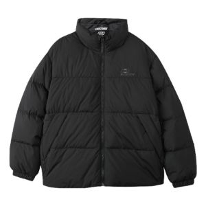 Skechers Fashion Logo Printed Down Jacket 'Black' L423U106-0018 sold by KicksCrew