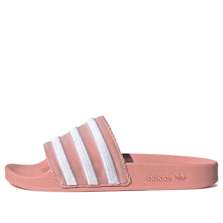 (WMNS) Adidas Adilette Slide 'Wonder Mauve White' GX3372 sold by KicksCrew