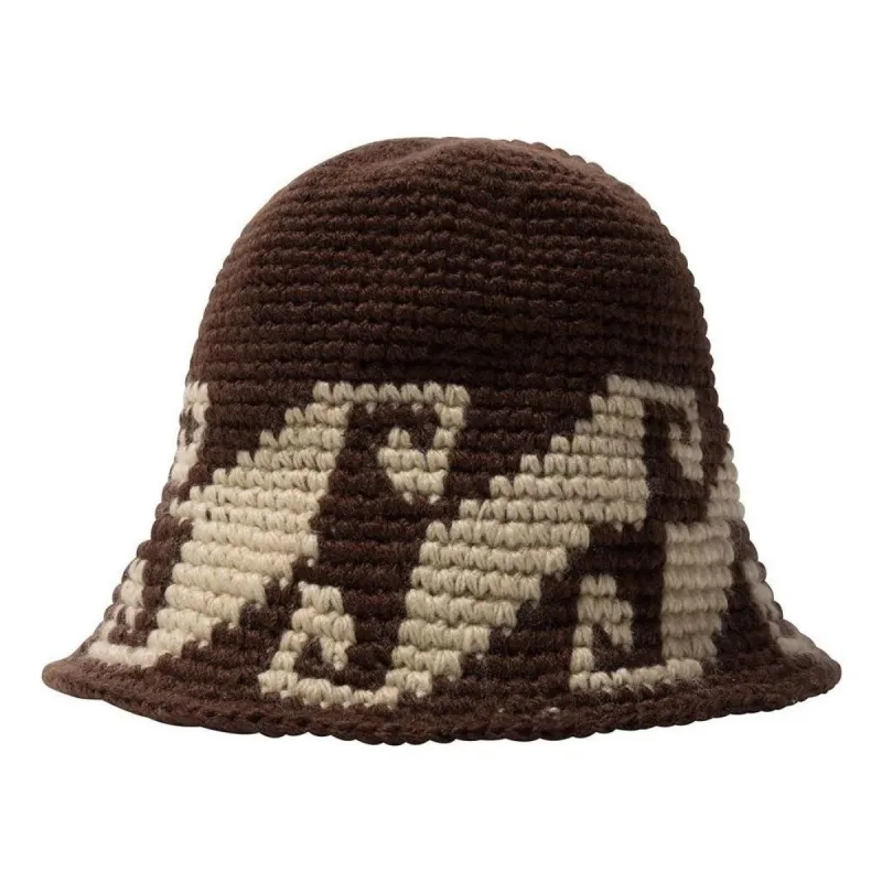 Stussy Waves Knit Bucket Hat 'Brown' 1321057-BROW sold by KicksCrew