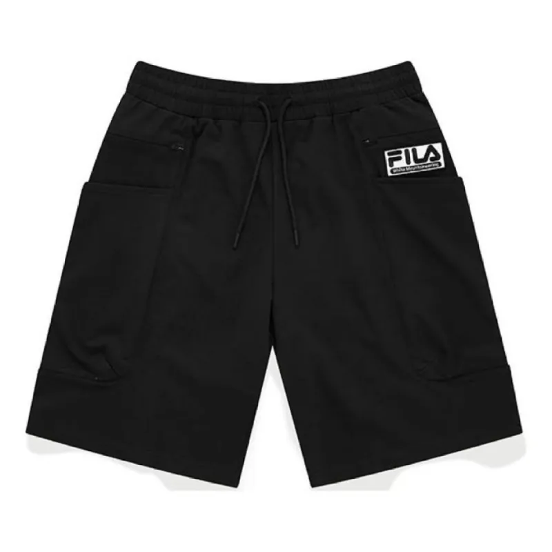 FILA FUSION x White Mountaineering Knitted Casual 5-Inch Shorts 'Black' T11M137603A-BK sold by KicksCrew