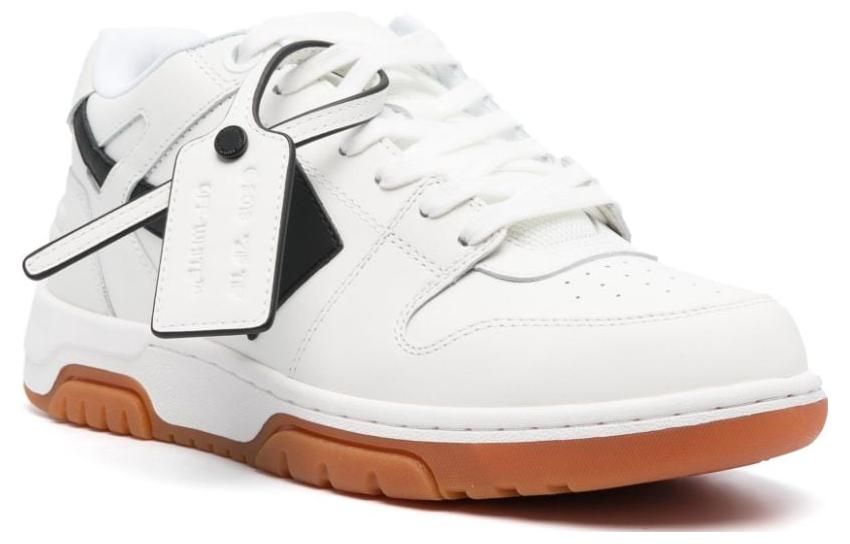 Off-White Out Of Office Low Leather Sneaker 'White Black' OMIA189F23LEA0030110 sold by KicksCrew product image thumbnail 3