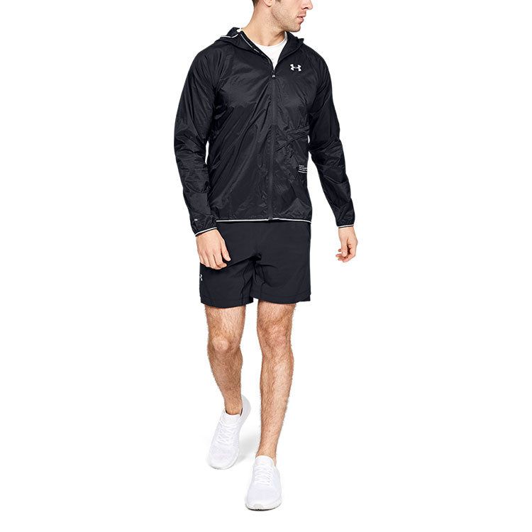 Under Armour Qualifier Storm Packable Jacket 'Black' 1326597-001 sold by KicksCrew product image thumbnail 3