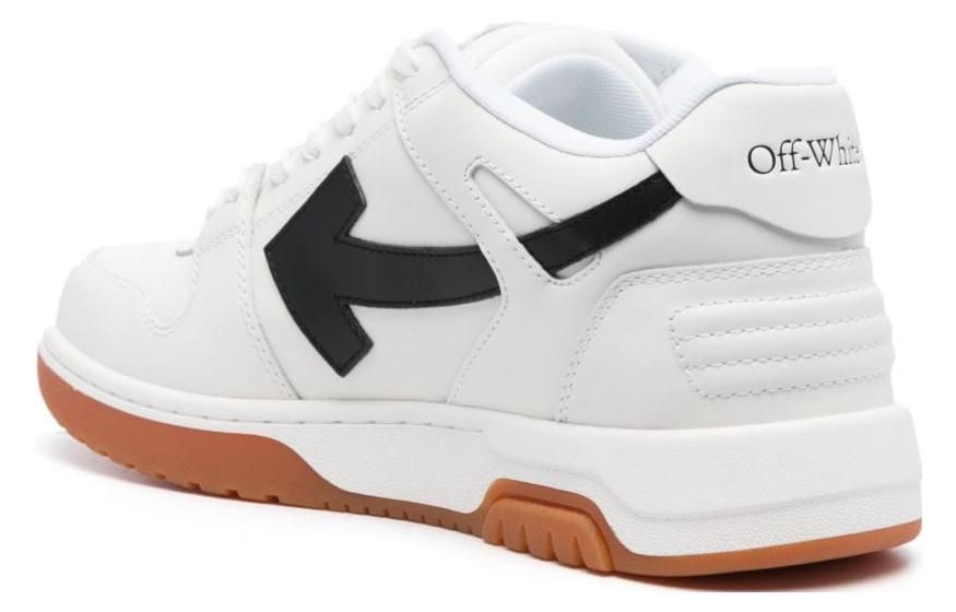 Off-White Out Of Office Low Leather Sneaker 'White Black' OMIA189F23LEA0030110 sold by KicksCrew product image thumbnail 2