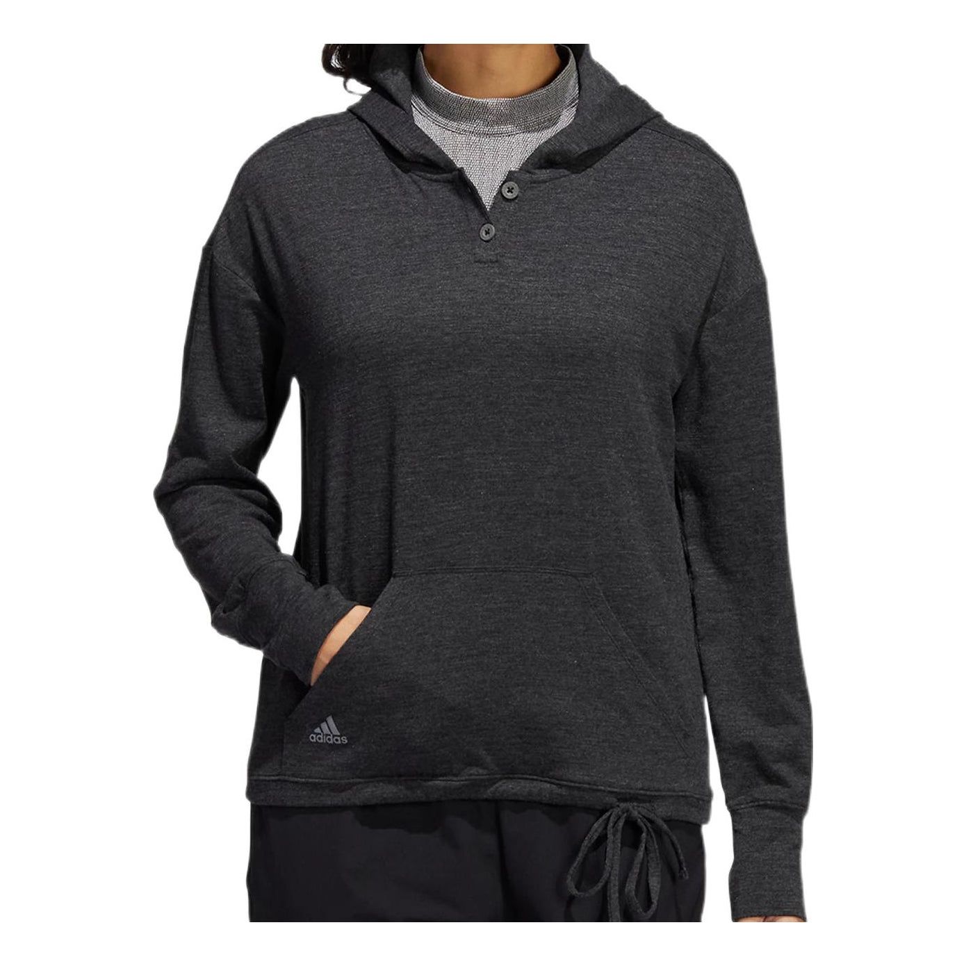 (WMNS) Adidas Slub Hdy Sweatshirt 'Black' HA3476 sold by KicksCrew