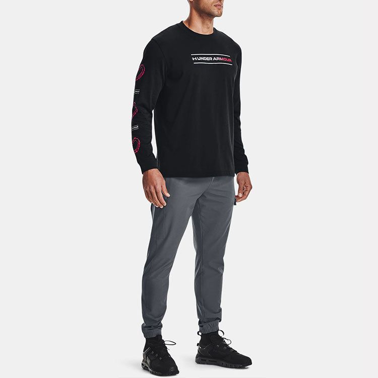 Under Armour Branded Spiral Heavyweight Long Sleeve T-shirt 'Black' 1366473-001 sold by KicksCrew product image thumbnail 5