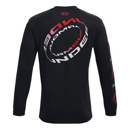 Under Armour Branded Spiral Heavyweight Long Sleeve T-shirt 'Black' 1366473-001 sold by KicksCrew