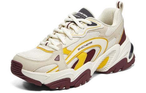 (WMNS) Skechers Stamina V2 'Beige Burgundy' 896245-BUMT sold by KicksCrew