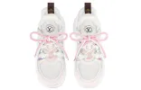 (WMNS) LOUIS VUITTON LV Archlight Sneakers 'White Pink' 1AA1WE sold by KicksCrew
