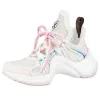 (WMNS) LOUIS VUITTON LV Archlight Sneakers 'White Pink' 1AA1WE sold by KicksCrew