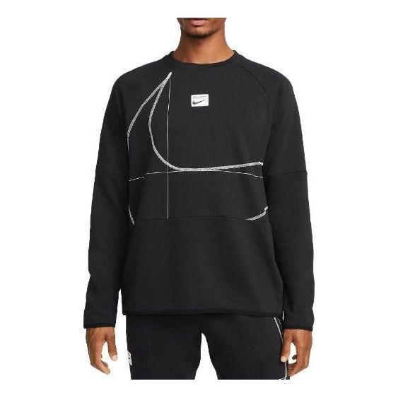 Nike Dri-FIT Long-Sleeve Fleece Fitness Top 'Black' DQ6622-010 sold by KicksCrew