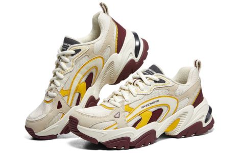 (WMNS) Skechers Stamina V2 'Beige Burgundy' 896245-BUMT sold by KicksCrew