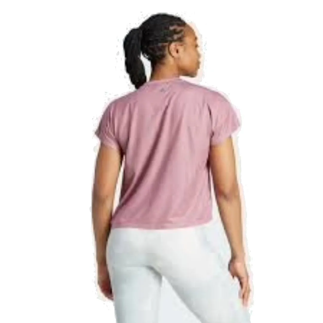 (WMNS) adidas HIIT AEROREADY Quickburn Training T-Shirt Asia Sizing 'Pink' IM2667 sold by KicksCrew product image thumbnail 3