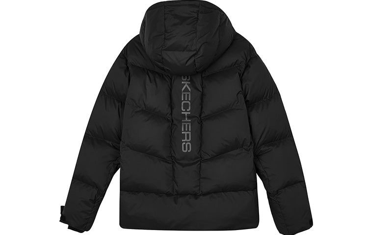 Skechers Hooded Down Jacket 'Black' L423M138-03B6 sold by KicksCrew product image thumbnail 2