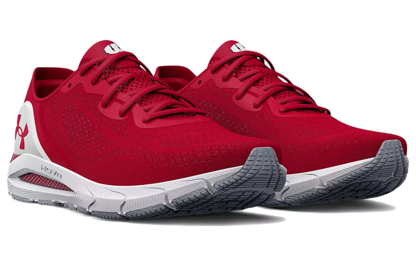 (WMNS) Under Armour HOVR Sonic 5 Collegiate Shoes 'Red White' 3026430-600 sold by KicksCrew product image thumbnail 4